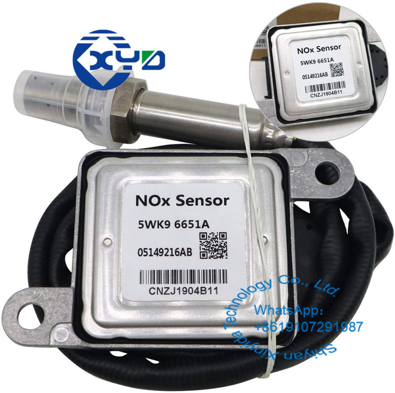 12V Flat Four Needles Nitrogen Oxide Sensor For BMW 5WK9 6651A 05149216AB